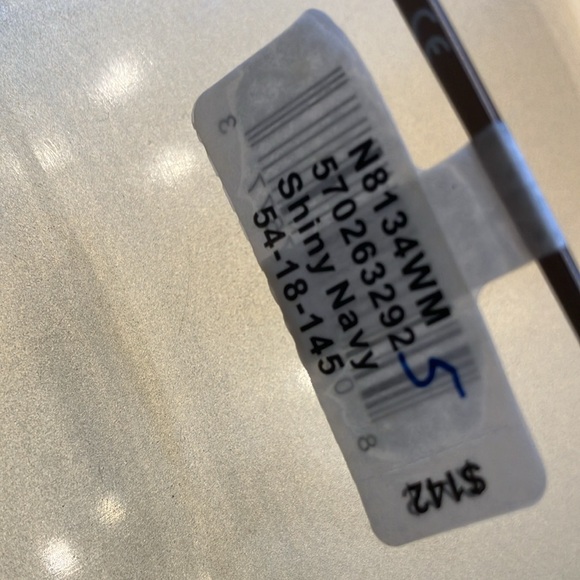 NAUTICA MENS SHINY NAVY EYEGLASSES FRAMES $142 WITH CASE NEW - Picture 4 of 7